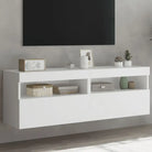 Tv-meubels met duurzame bewerkte hout en rgb led-verlichting - Wit / 2 / 60 cm - Tv-meubels