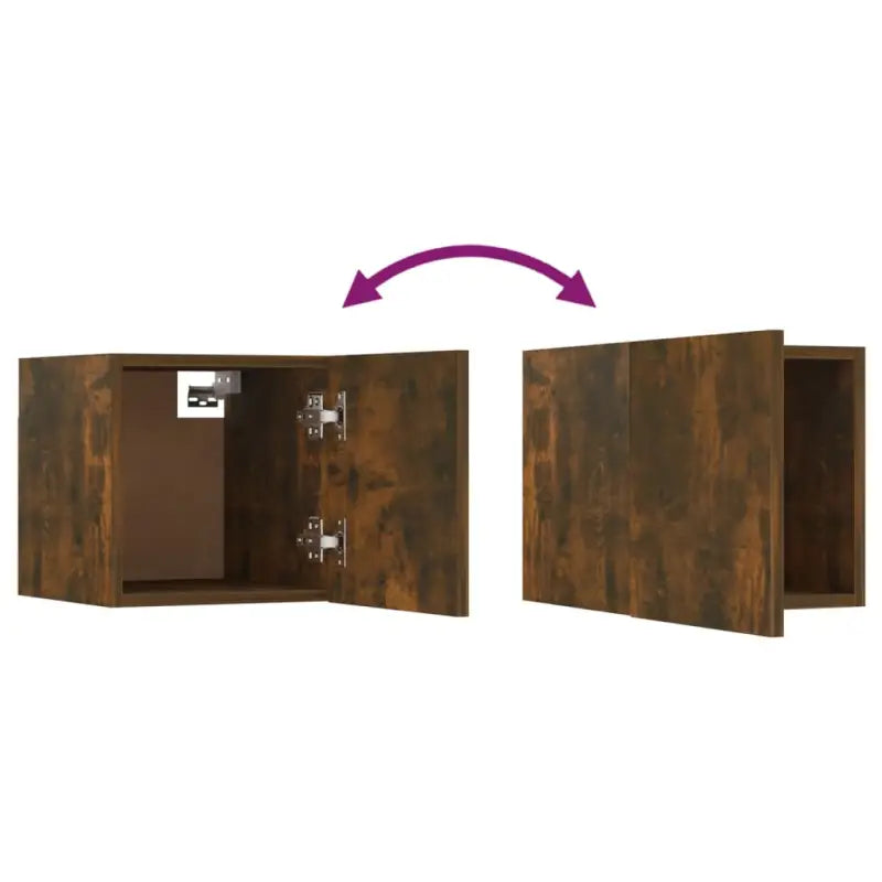 Tv-meubels met strak design en gemakkelijk schoon te maken hout - Tv-meubels