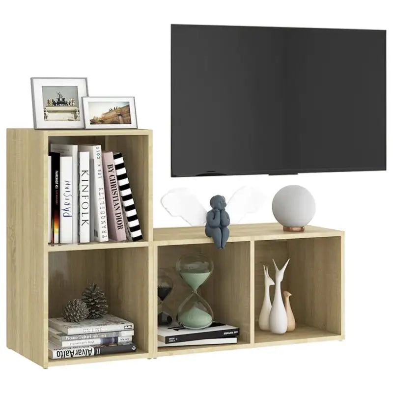 Tv-meubels van bewerkt hout met klassiek en trendy design - Tv-meubels