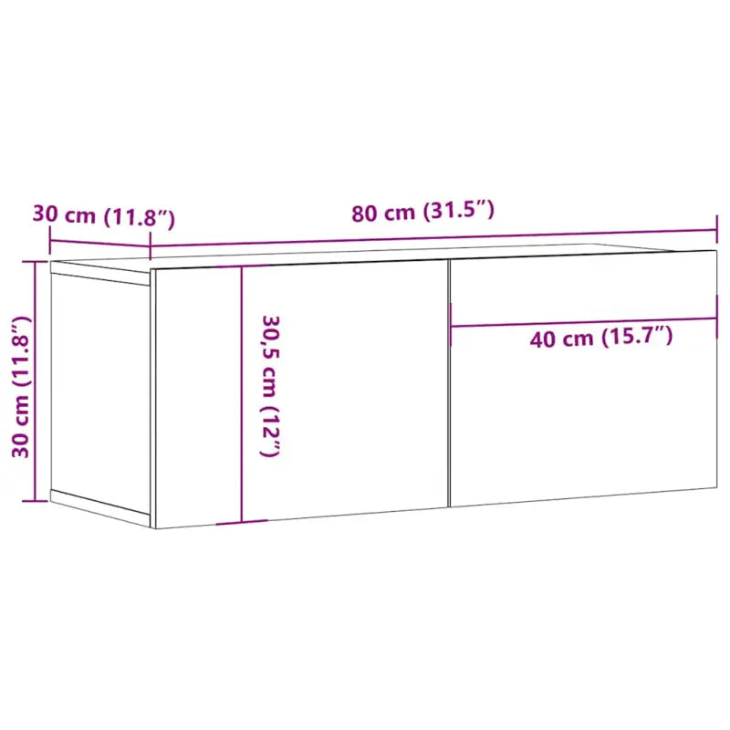 Tv-meubels van bewerkt hout met modern en stevig design - Tv-meubels