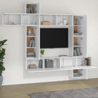 Tv-meubels van bewerkt hout met ruime opbergruimte en moderne uitstraling - Tv-meubels
