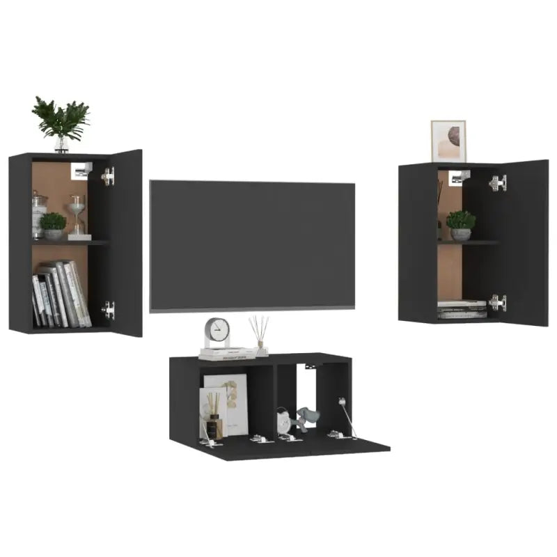 Tv-meubels van bewerkt hout met trendy en praktische design - Tv-meubels