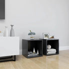 Tv-meubels van bewerkt hout met trendy en praktische design - Grijs / 2 - Tv-meubels
