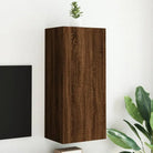 Tv-meubels van bewerkt hout voor een ruime en opgeruimde woonkamer - bruin eikenkleur / 1 / 90 cm - Tv-meubels