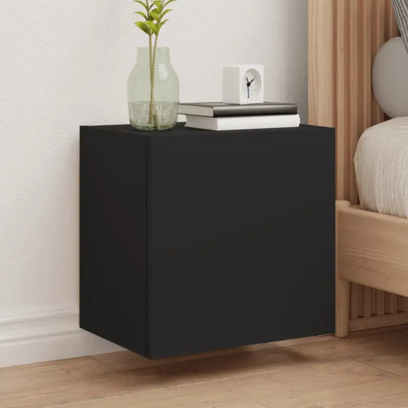 Tv-meubels van bewerkt hout voor een ruime en opgeruimde woonkamer - Zwart / 2 / 40 cm - Tv-meubels