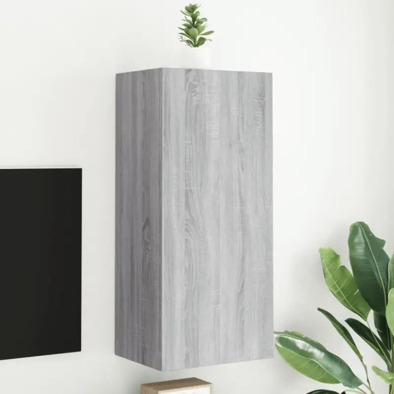 Tv-meubels van bewerkt hout voor een ruime en opgeruimde woonkamer - Grijs sonoma / 1 / 90 cm - Tv-meubels
