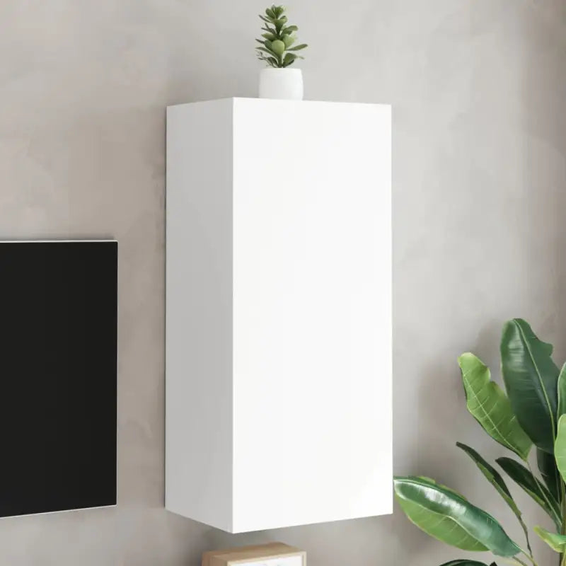 Tv-meubels van bewerkt hout voor een ruime en opgeruimde woonkamer - Wit / 1 / 90 cm - Tv-meubels