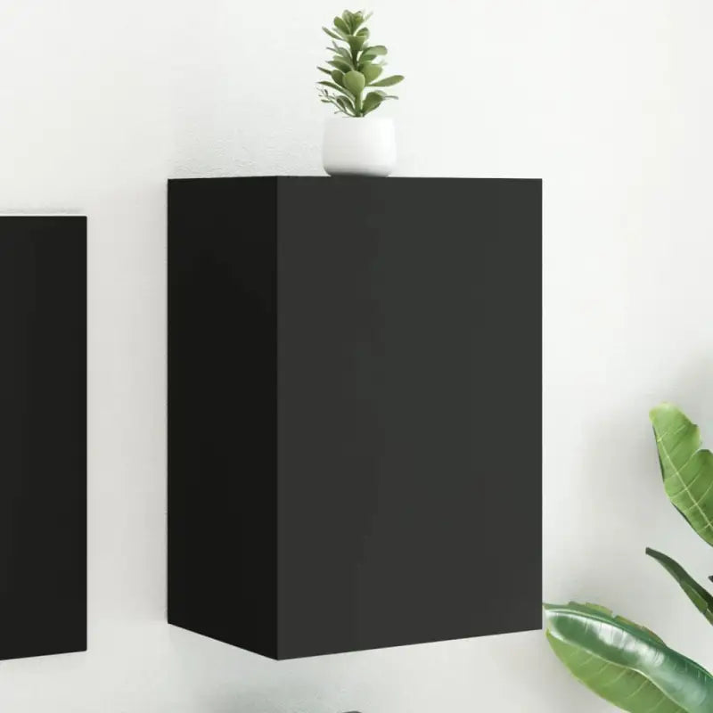 Tv-meubels van bewerkt hout voor een ruime en opgeruimde woonkamer - Zwart / 1 / 60 cm - Tv-meubels