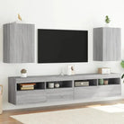 Tv-meubels van bewerkt hout voor een ruime en opgeruimde woonkamer - Grijs sonoma / 2 / 60 cm - Tv-meubels