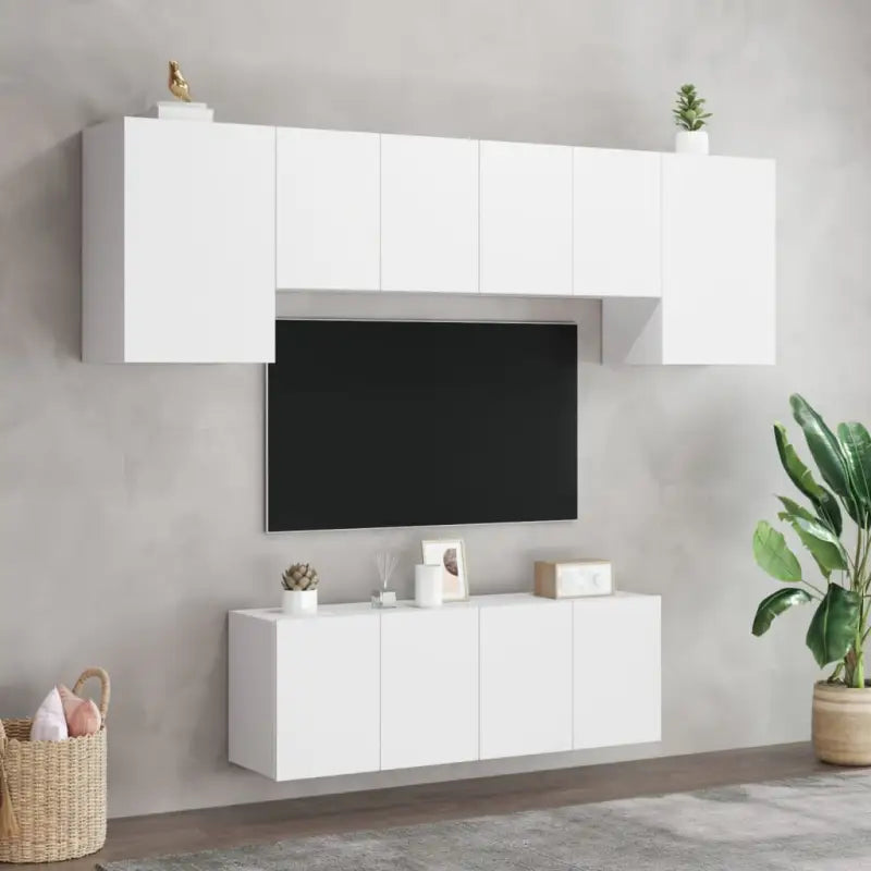 Tv-meubels voor bewerkt hout met hoogwaardig stevig en vochtbestendig materiaal - Tv-meubels