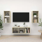 Tv-Meubelset Met Opbergruimte en Wandmontage - Tv-meubels
