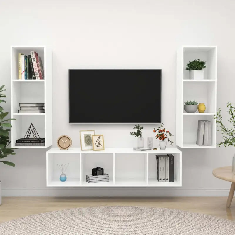 Tv-meubelwand met opbergruimte en muurbevestiging - Tv-meubels