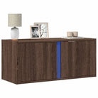 Tv-wandmeubel van bewerkt hout in grijs sonoma voor een nette woonkamer - bruin eikenkleur / 1 / 80 cm - Tv-meubels