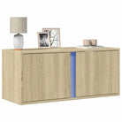 Tv-wandmeubel van bewerkt hout in grijs sonoma voor een nette woonkamer - Sonoma eiken / 1 / 80 cm - Tv-meubels