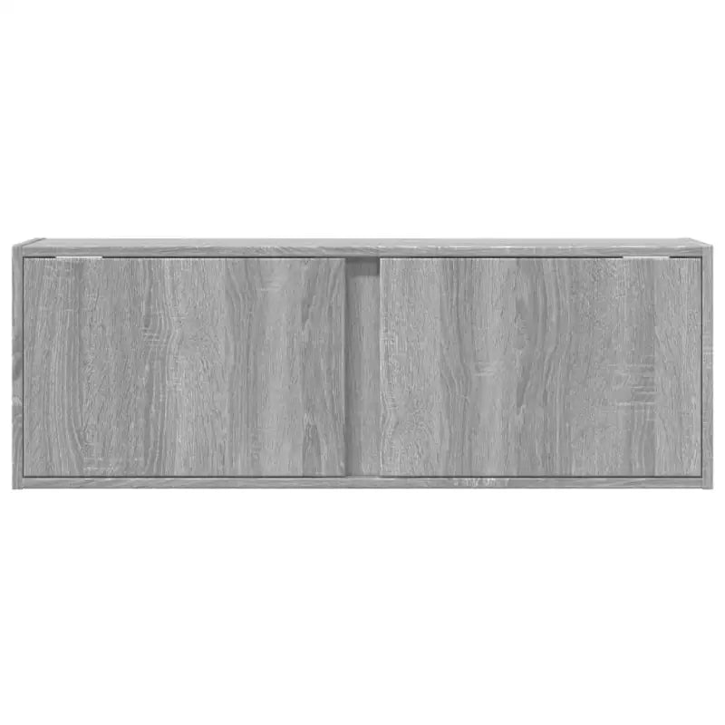 Tv-wandmeubel van bewerkt hout in grijs sonoma voor een nette woonkamer - Tv-meubels