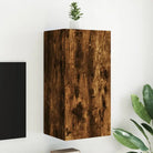 Tv-wandmeubelen met rgb led-verlichting voor een stijlvolle woonkamer - Gerookt eiken / 40.5 x 35 x 80 cm / 1