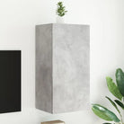 Tv-wandmeubelen met rgb led-verlichting voor een stijlvolle woonkamer - Betongrijs / 40.5 x 35 x 80 cm / 1 - Tv-meubels