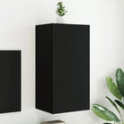Tv-wandmeubelen met rgb led-verlichting voor een stijlvolle woonkamer - Zwart / 40.5 x 35 x 80 cm / 1 - Tv-meubels