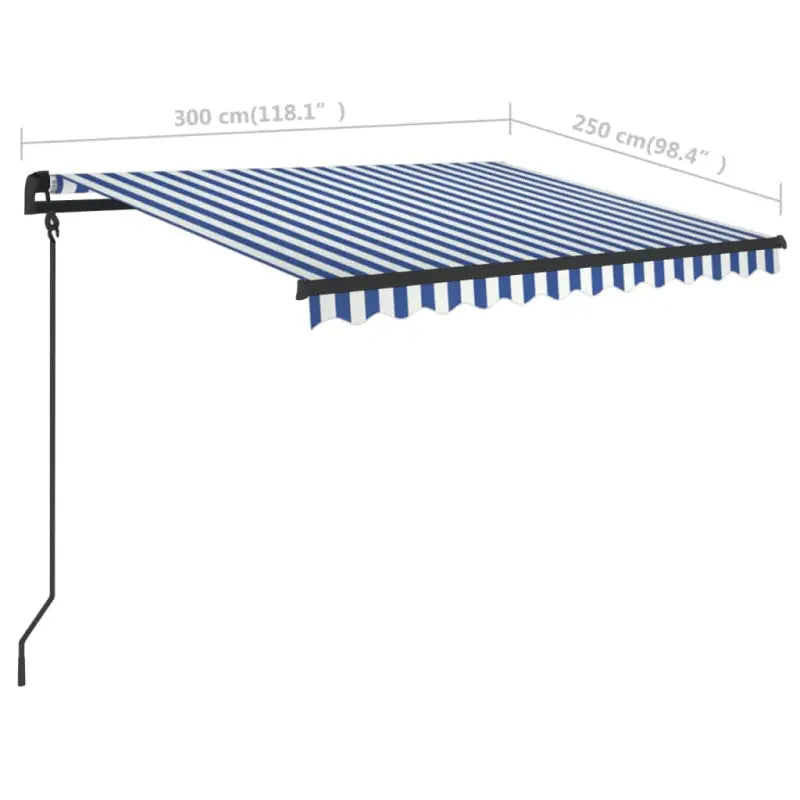 Uitbreidbare terrasluifel met gepoedercoat aluminium voor bescherming en koelte - Zonwering
