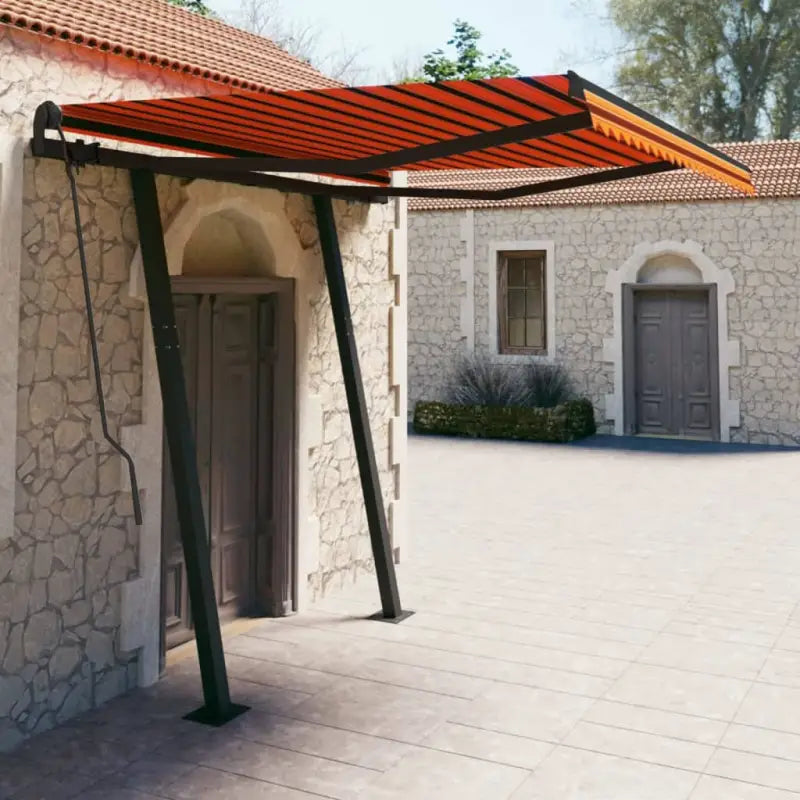 Uitbreidbare terrasluifel met gepoedercoat aluminium voor bescherming en koelte - Multikleur / 3 x 2.5 m / 1 - Zonwering