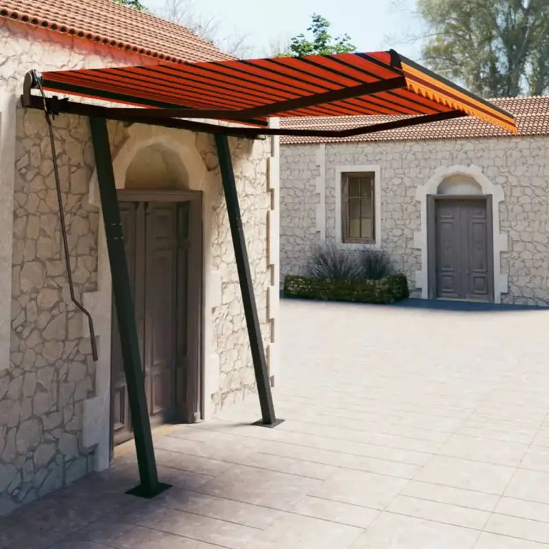 Uitbreidbare terrasluifel met gepoedercoat aluminium voor bescherming en koelte - Multikleur / 3.5 x 2.5 m / 1
