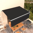 Uitschuifbare Buitenluifel met Aluminium Frame - Antraciet / 4 x 3 m / 1 - Zonwering