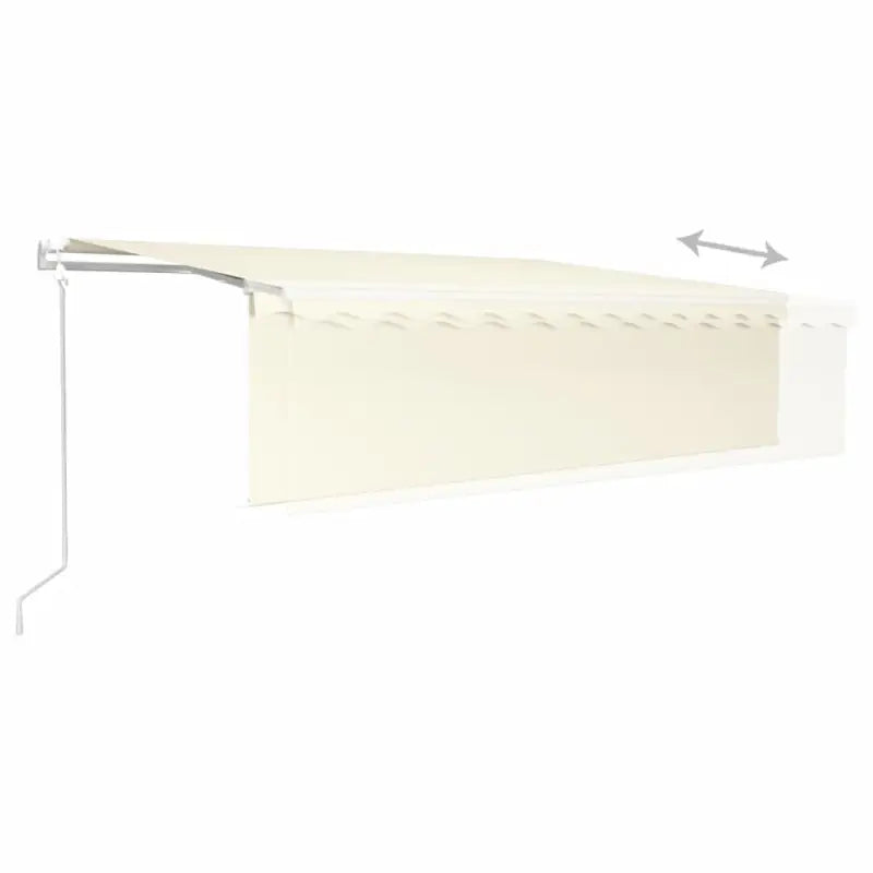 Uitschuifbare buitenluifel met roestvrij aluminium frame - Zonwering