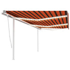 Uitschuifbare buitenluifel met stevig gepoedercoat aluminium frame - Multikleur / 6 x 3.5 m / 1 - Zonwering