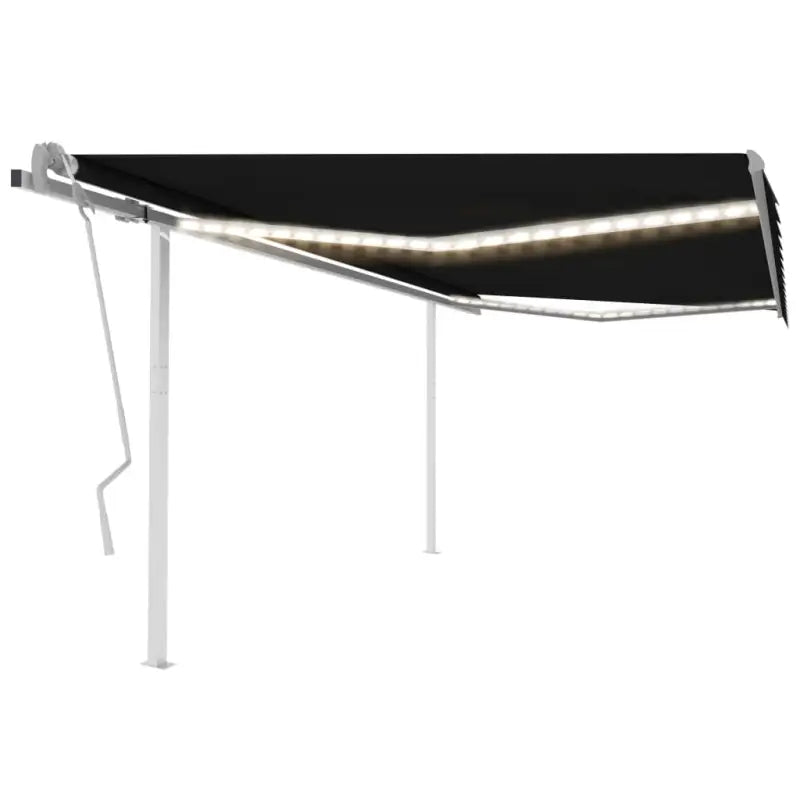 Uitschuifbare buitenluifel met stevig gepoedercoat aluminium frame - Antraciet / 4.5 x 3 m / 1 - Zonwering