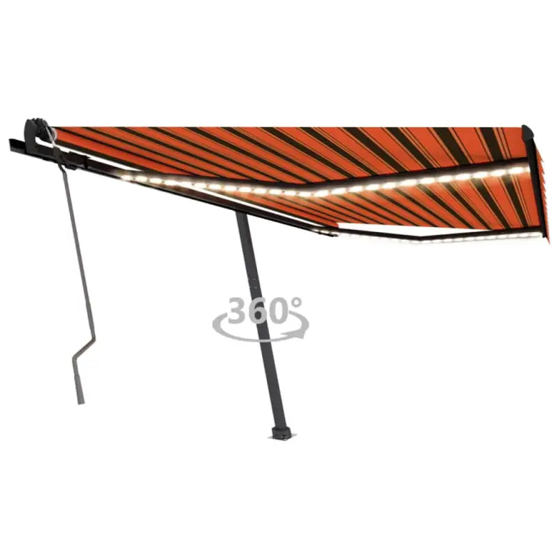 Uitschuifbare buitenluifel van gepoedercoat aluminium voor schaduw - Multikleur / 450 x 350 cm / 1 - Zonwering