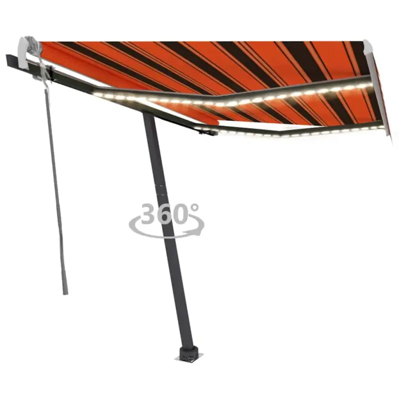 Uitschuifbare buitenluifel van gepoedercoat aluminium voor schaduw - Multikleur / 350 x 250 cm / 1 - Zonwering