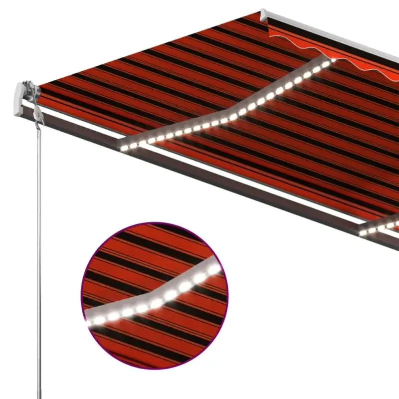 Uitschuifbare buitenluifel van gepoedercoat aluminium voor schaduw - Zonwering