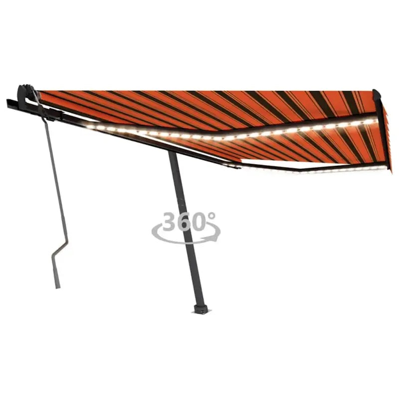 Uitschuifbare buitenluifel van gepoedercoat aluminium voor schaduw - Multikleur / 400 x 350 cm / 1 - Zonwering