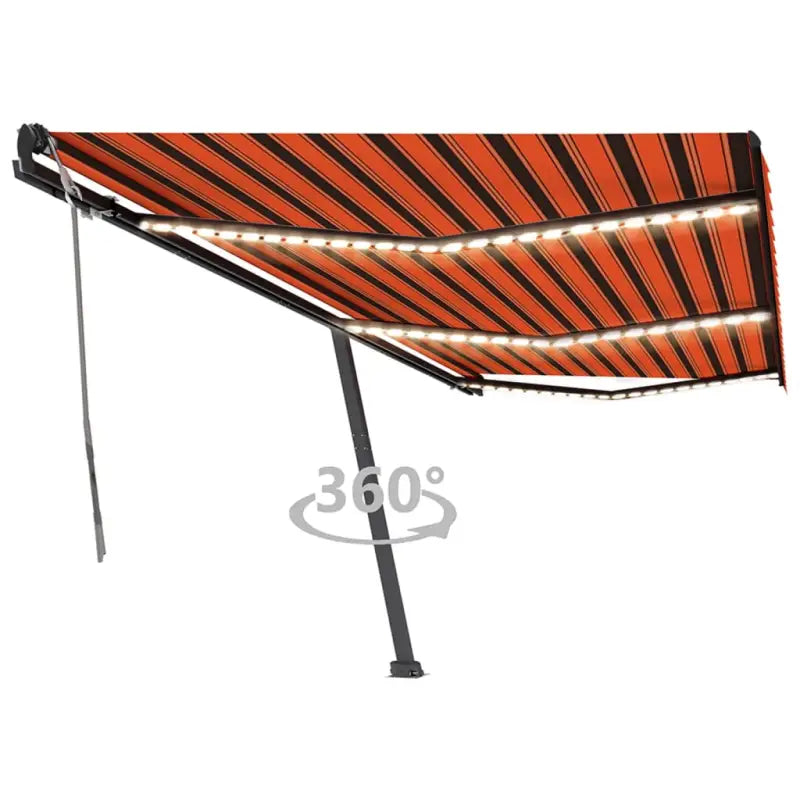 Uitschuifbare buitenluifel van gepoedercoat aluminium voor schaduw - Multikleur / 600 x 350 cm / 1 - Zonwering