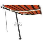 Uitschuifbare buitenluifel van gepoedercoat aluminium voor schaduw - Multikleur / 300 x 250 cm / 1 - Zonwering