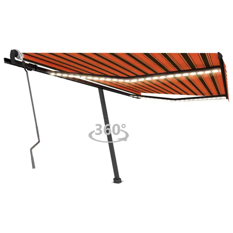 Uitschuifbare buitenluifel van gepoedercoat aluminium voor schaduw - Multikleur / 450 x 300 cm / 1 - Zonwering