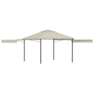 Uitschuifbare Daken voor Partytenten en Prieëlen met Stalen Frame - Crème / 1 - Partytenten & prieëlen