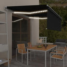 Uitschuifbare luifel met gepoedercoat aluminium en automatische bediening - Antraciet / 4 x 3 m / 1 - Zonwering