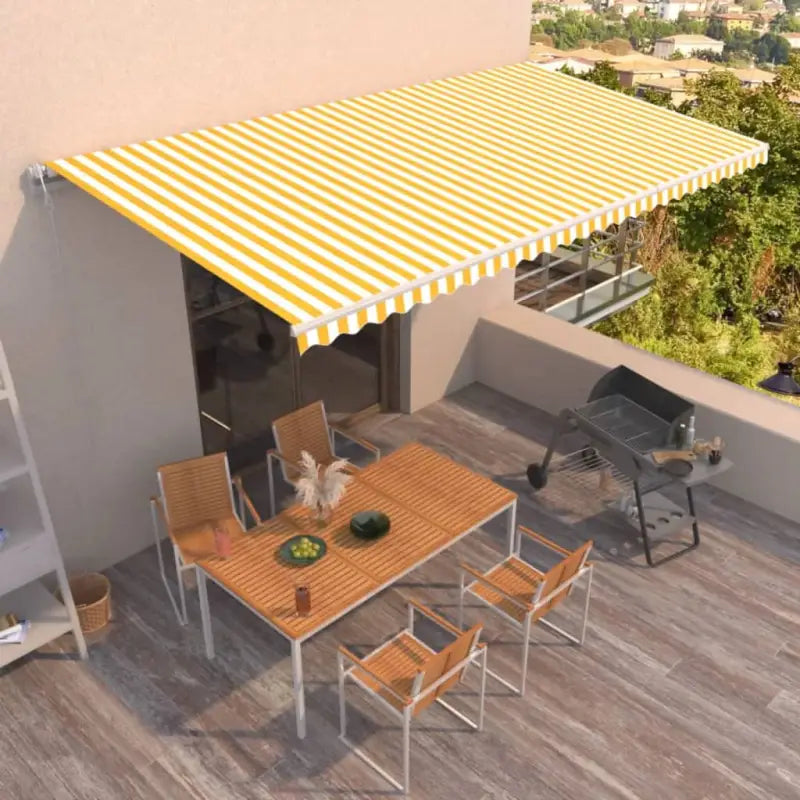 Uitschuifbare luifel met gepoedercoat aluminium frame voor buitenruimte - Zonwering