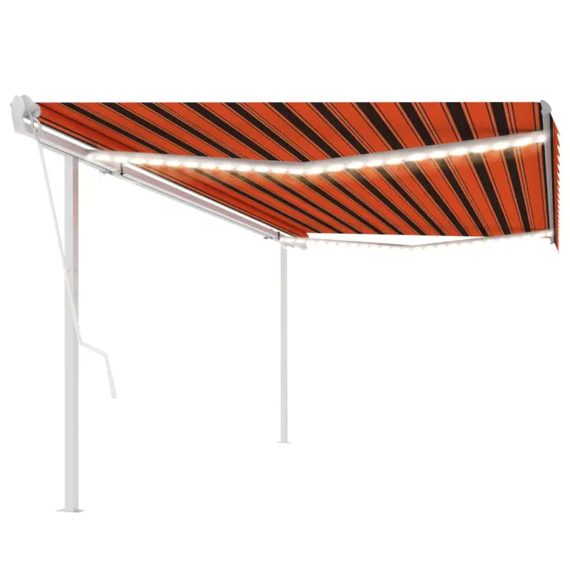 Uitschuifbare luifel met gepoedercoat aluminium frame automatisch - Multikleur / 5 x 3 m / 1 - Zonwering