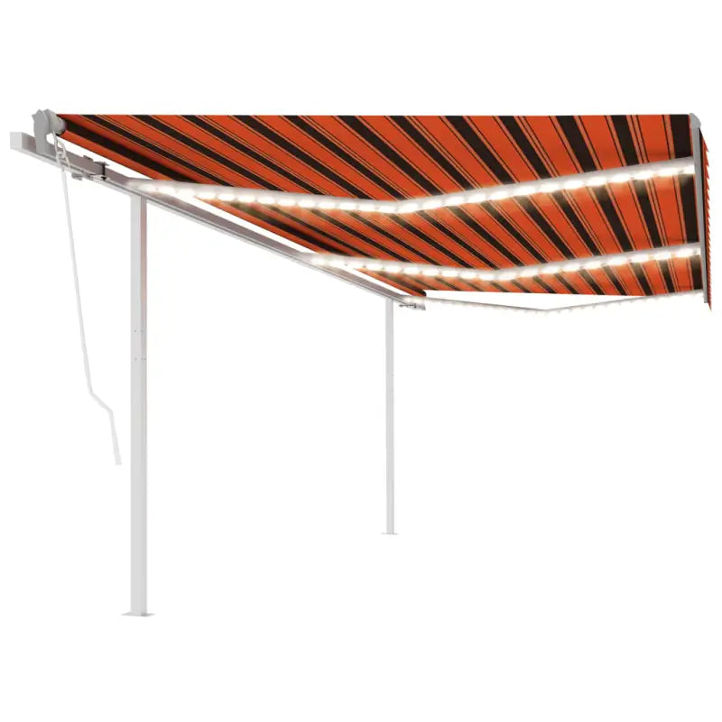 Uitschuifbare luifel met gepoedercoat aluminium frame automatisch - Multikleur / 6 x 3.5 m / 1 - Zonwering