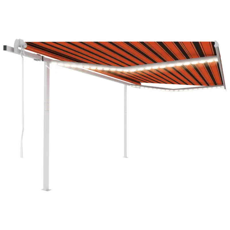 Uitschuifbare luifel met gepoedercoat aluminium frame automatisch - Multikleur / 4.5 x 3.5 m / 1 - Zonwering