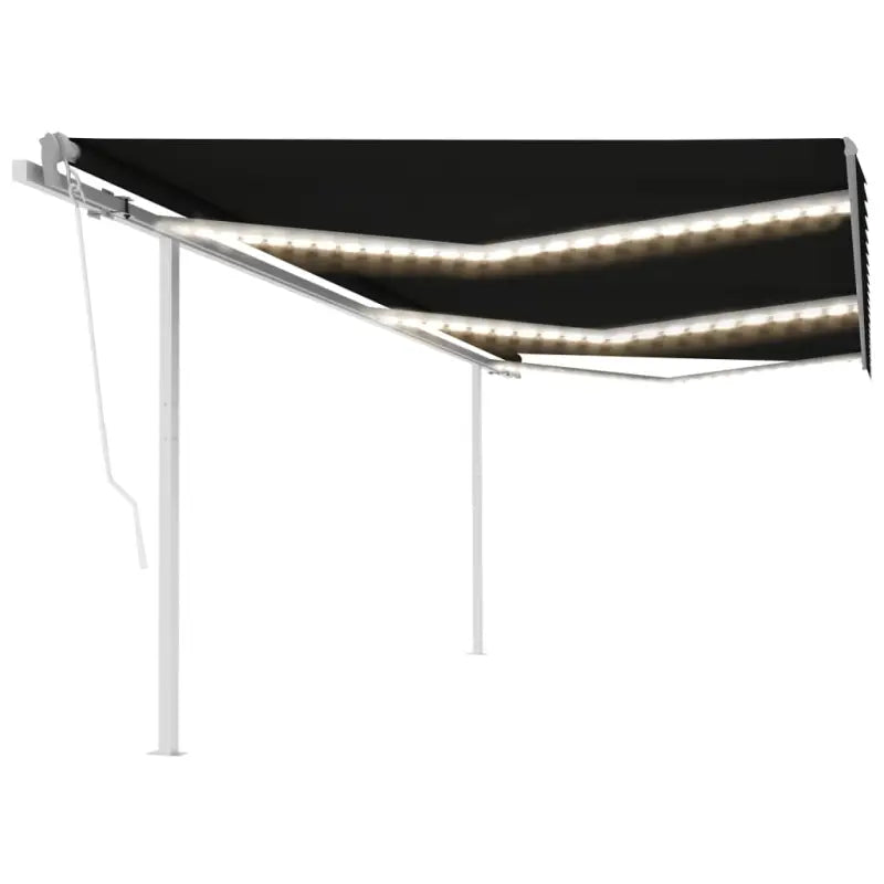 Uitschuifbare luifel met gepoedercoat aluminium frame automatisch - Antraciet / 6 x 3.5 m / 1 - Zonwering