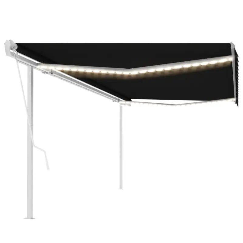 Uitschuifbare luifel met gepoedercoat aluminium frame automatisch - Antraciet / 5 x 3.5 m / 1 - Zonwering
