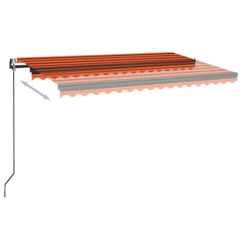 Uitschuifbare luifel met gepoedercoat aluminium frame voor koelte buiten - Zonwering