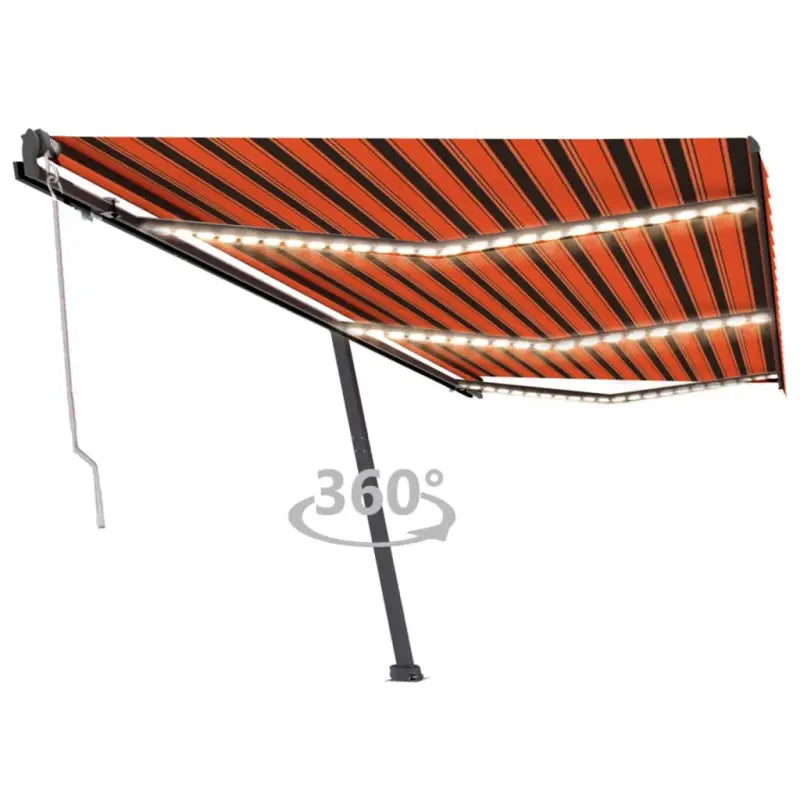 Uitschuifbare luifel met gepoedercoat aluminium voor buitenplezier - Multikleur / 600 x 300 cm / 1 - Zonwering