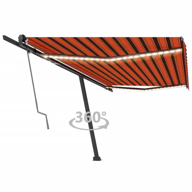 Uitschuifbare luifel met gepoedercoat aluminium voor buitenplezier - Multikleur / 500 x 300 cm / 1 - Zonwering