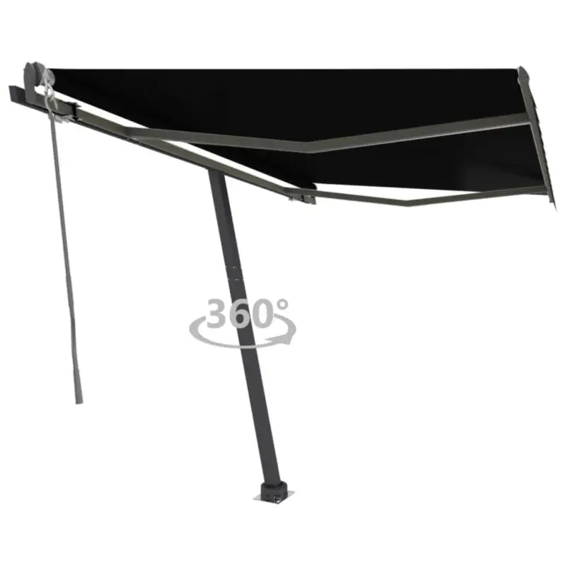 Uitschuifbare luifel met gepoedercoat aluminium voor buitenruimte - Antraciet / 300 x 250 cm / 1 - Zonwering