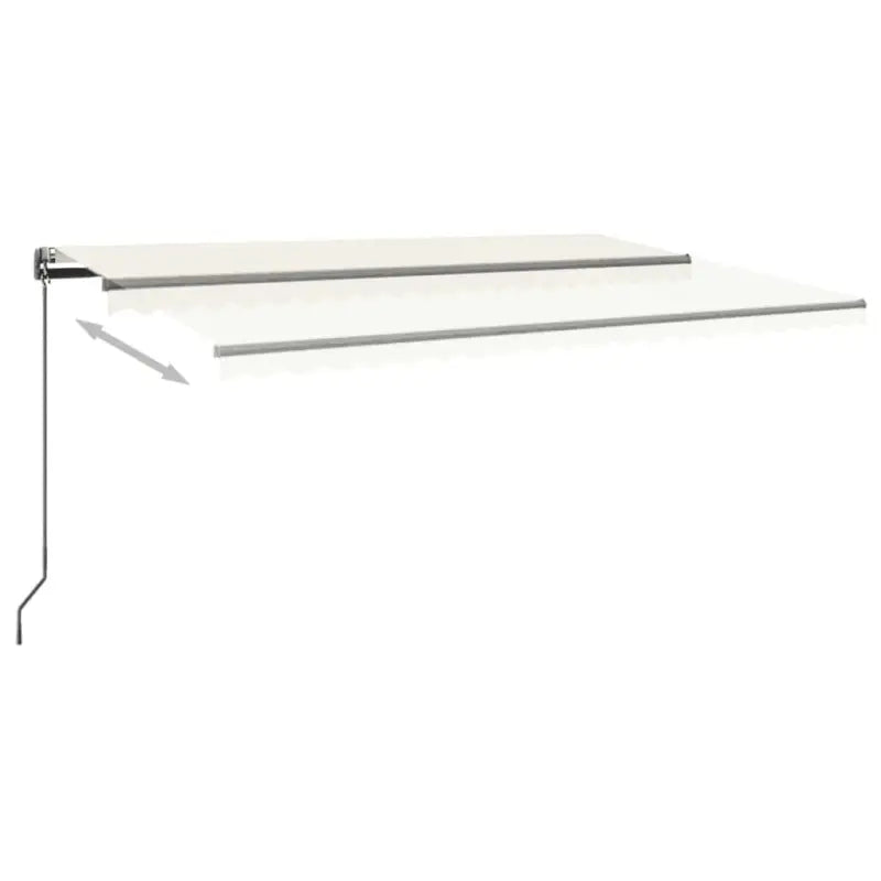 Uitschuifbare luifel met gepoedercoat aluminium voor buitenruimte - Zonwering