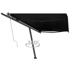 Uitschuifbare luifel met gepoedercoat aluminium voor buitenruimte - Antraciet / 500 x 300 cm / 1 - Zonwering